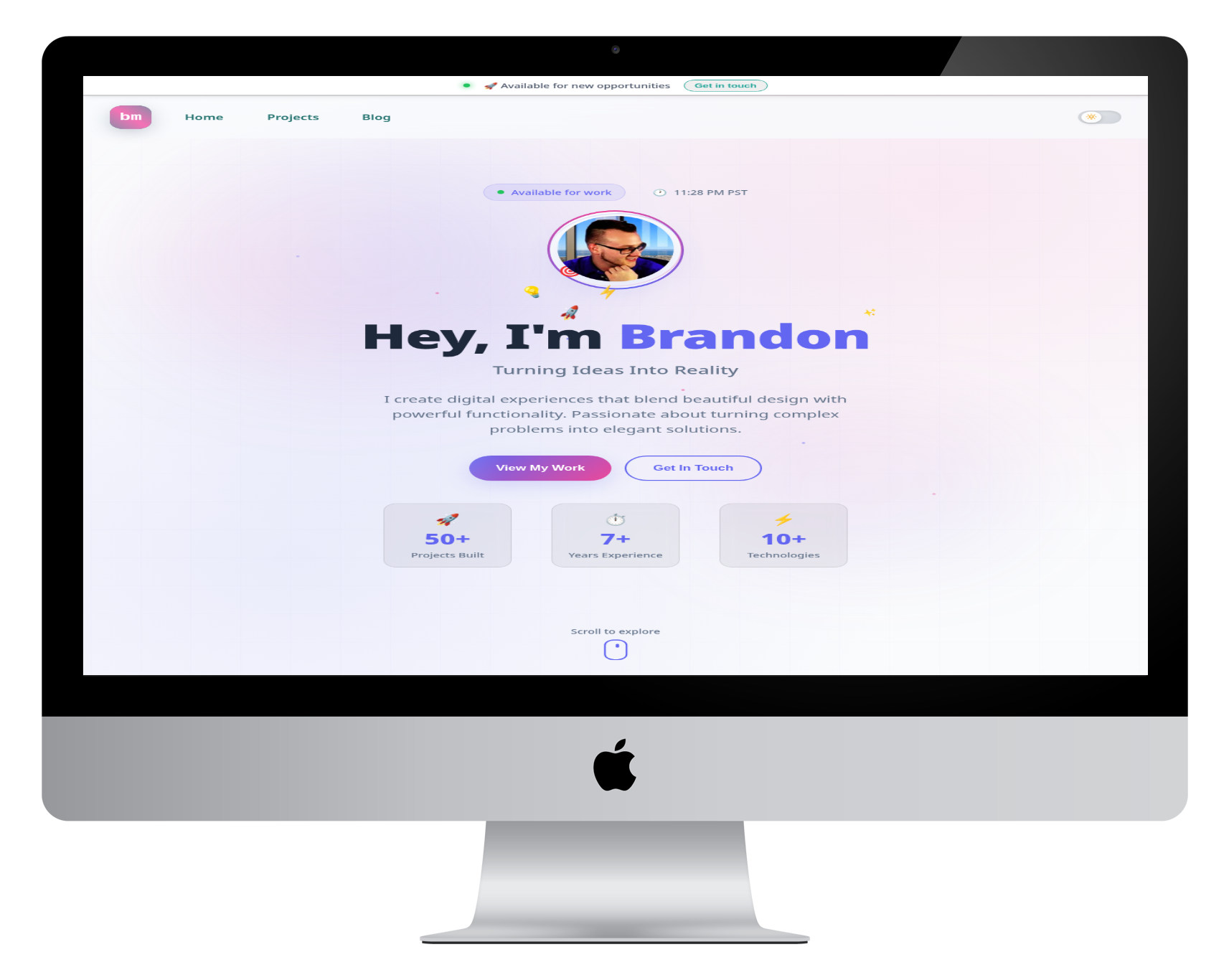 Customer Portfolio Website